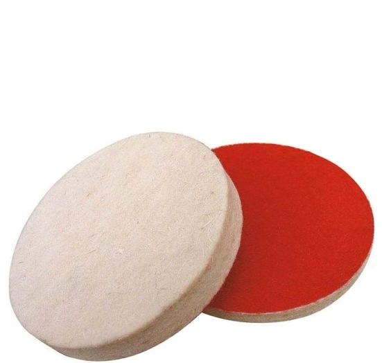 Круг полировальный войлочный на липучке 125x10 мм. Orientсraft